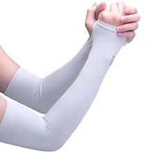 УФ Защита от солнца охлаждающие длинные перчатки рукав чехол Защита рук охладитель льда солнцезащитный полупалец рукава для гольфа, велоспорта