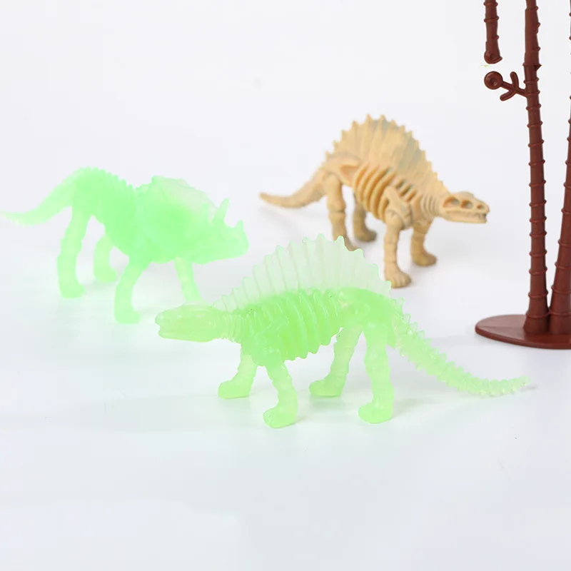 Напрямую от производителя динозавров Fossil экологически чистые пластиковые реалистичные детские игрушки динозавра Подарочный ночник S
