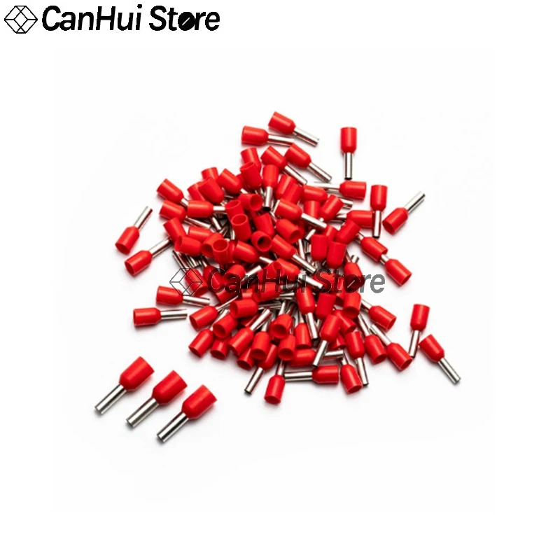 Wire Connector Terminals Insulated Ferrules Crimp Terminator Cold Pressed Insulated Terminal VE0508 E7508 E1008 E1508 E2508 E4009 E4012 E6012 100pcs