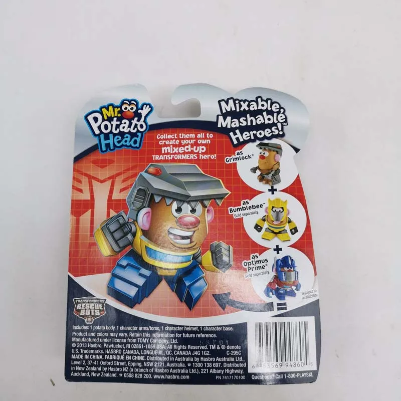 OPTIMUS PRIME Mr. Potato Head Poptaters Transformers Robot