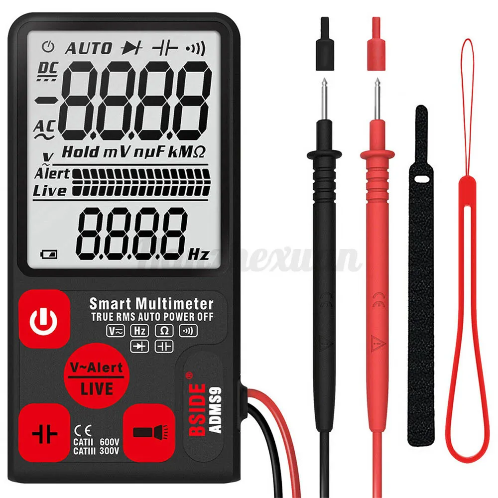 

ADMS9CL Smart Automatic 3 line Display Digital Multimeter Voltage Resistance