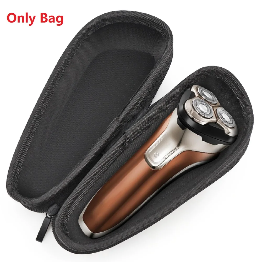 Shaver Case Portable Travel PU Storage Bag For Razor Trimmer Shockproof Anti fall Bag Pouch Men