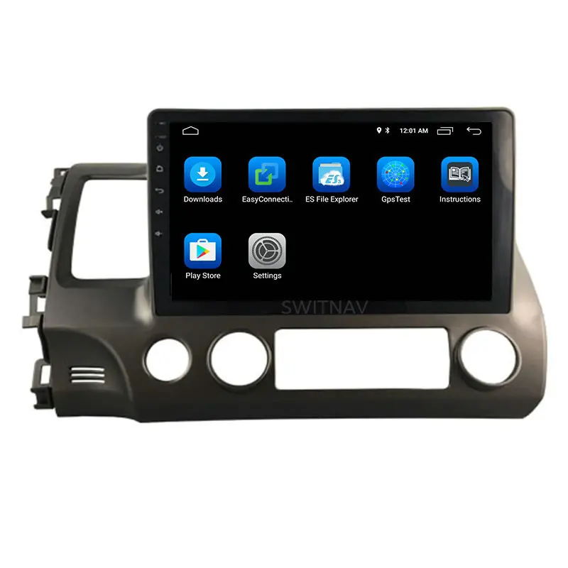 Perfect SWITNAV 10.2" Big Screen Android 9.0 CAR DVD Player For HONDA CIVIC (LHD) car multimedia support DVR DAB OBD car audio gps 14