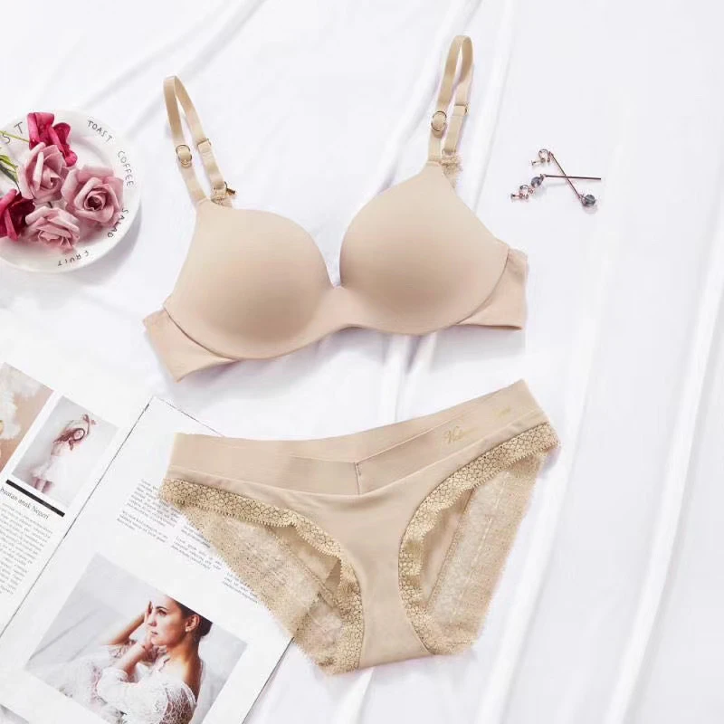 Star Same Style VS Logo Sexy Lingerie Set Women Backless Push Up Bra And Panty Set Please Do Not Put Pictures In The Reviews ladies underwear sets Bra & Brief Sets