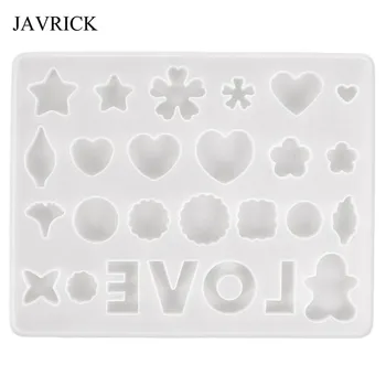 

Handmade Flower Heart Round Letters Pendant Silicone Resin Molds Resin Casting Molds Resin Epoxy Jewelry Making Tools