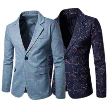 Классический клубный Модный Цветной клетчатый пиджак, мужской пиджак с длинным рукавом на одной пуговице, костюм с фальшивым карманом, пиджак, блейзер