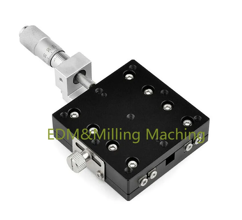 

1PC High Quality CNC 60*60mm X-Axis LX60-C Trimming Platform Manual Linear Stage Slider Bearing DURABLE