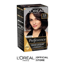 L'Oreal Paris Стойкая краска для волос "Preference", оттенок 3.12, Мулен Руж