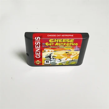 

Cheese Cat Astrophe - 16 Bit MD Game Card for Sega Megadrive Genesis Video Game Console Cartridge