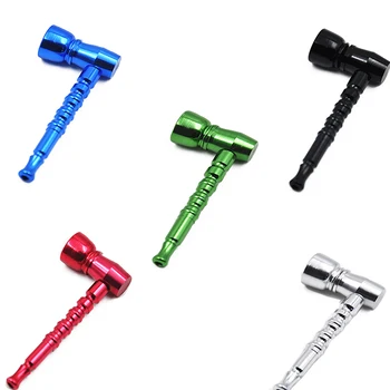 

Portable Metal Tobacco Smoking Pipe Portable Tobacco Pipe Detachable Screen Filter Narguile Grinder Smoke Mouthpiece
