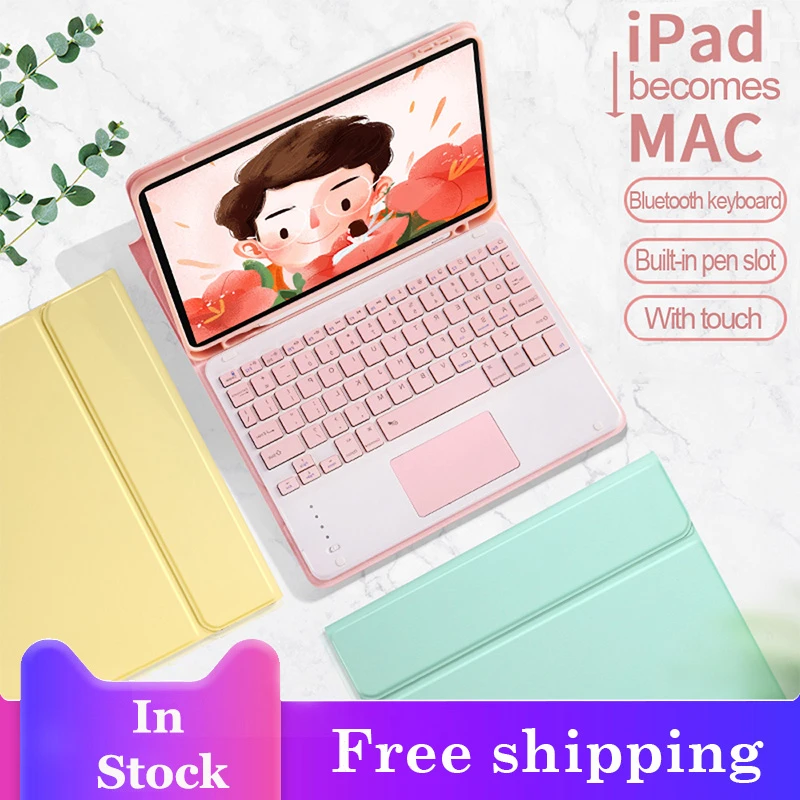 

New For IPad Case Keyboard With Touchpad Mouse IPad Pro 9.7 10.5 11 Air 2 3 2019 2020 10.2 7th 5th 6th Generation Cover