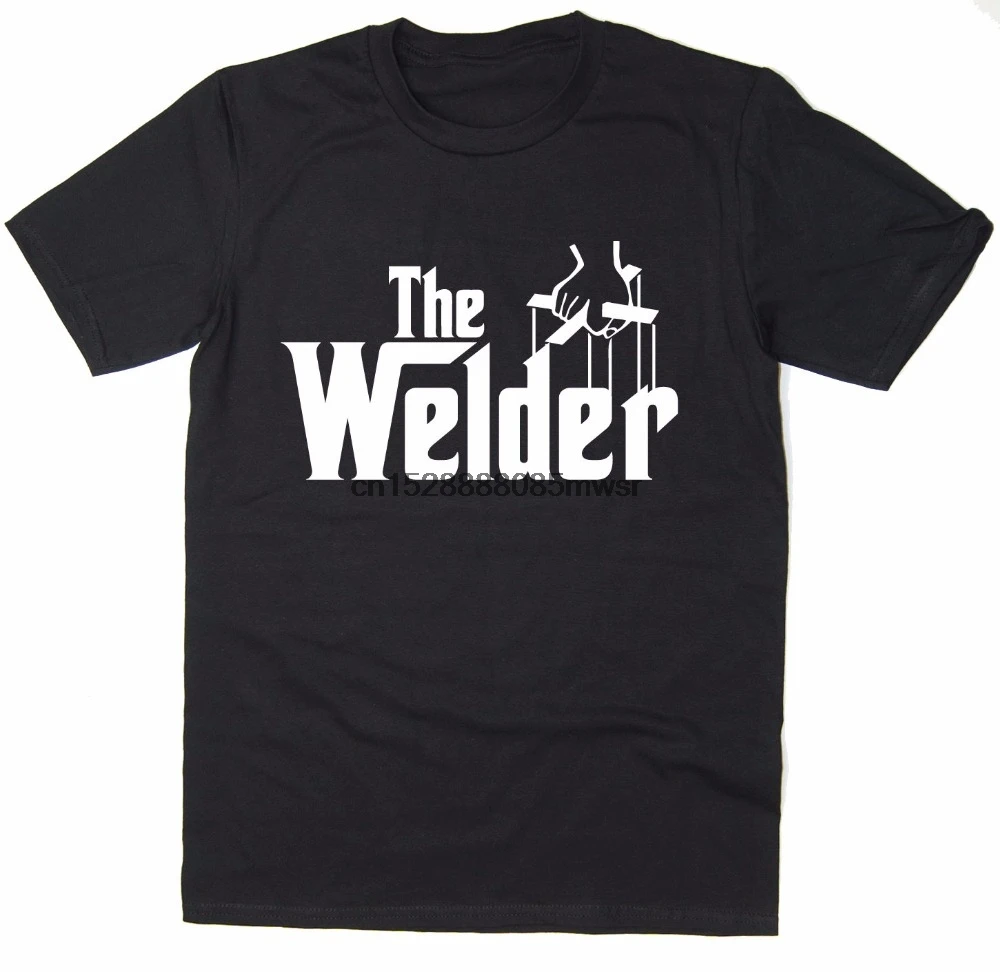 

2019 Summer T Shirt Short Sleeve Crew Neck Basic Tops Free Shipping T-Shirt The Welder Casual Printed Tees
