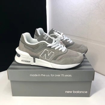 

Classics New Balance Men/Women NB997S Series Stitching Walking Shoes Suede Wearable Marathon M997SGR Jogging Outdoor Sneakers