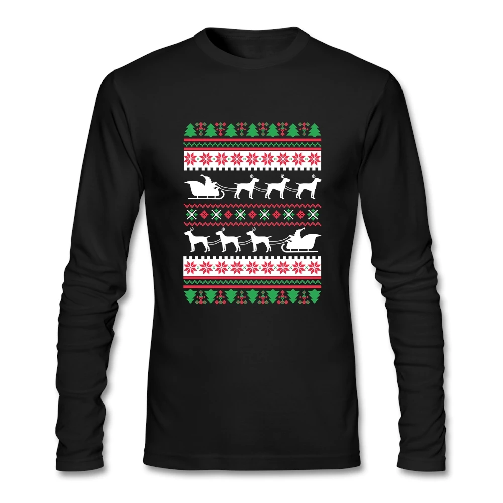 T-shirt Man German Christmas Ugly Vintage Fashion Style Wholesale t shirt Fashion Brand Full Sleeve Men t shirts Plus Size