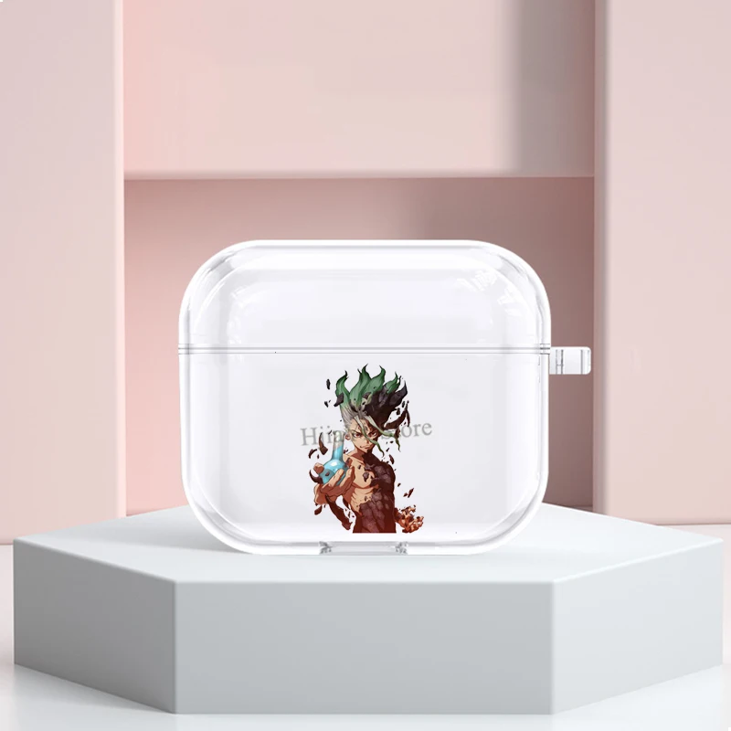 Senku Ishigami Dr. Stone чехол из ТПУ для Apple Airpods 3 защитный наушников Pro 2/1 | Электроника