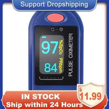 

16 Style Fingertip Pulse Oximeter Blood Pressure Oximetry Heart Rate Monitor SpO2 Oximetry Monitor without Battery for Adult Kid