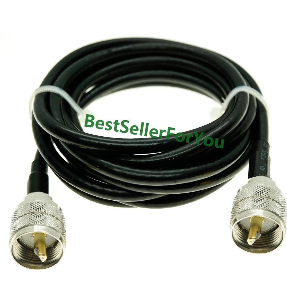 УВЧ мужской телефон Мужской PL259 в штекер Разъем RF Pigtail Jumper RG58 кабель-удлинитель |