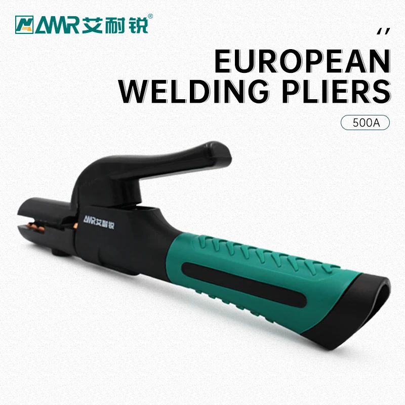 500A Electrode Holder Stick Welding Rod Copper Mini Cable Welding Clamps Stinger Clamp Tool Heat Resistant AMR