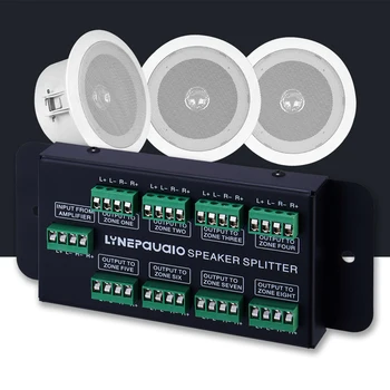 

1 In 8 Out Amplifier / Sound 8 Area Sound Source Signal Distribution Panel Audio
