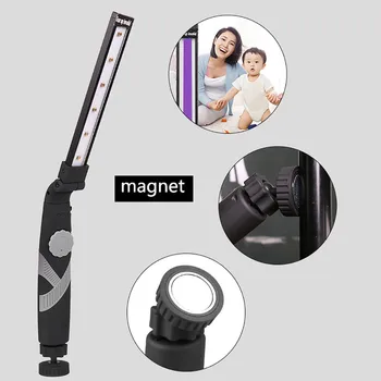 

Ultraviolet UVC Handheld Disinfection Lamp Germicidal Sterilizer LED Work Lamp Light Flashlight Ultraviolet Light