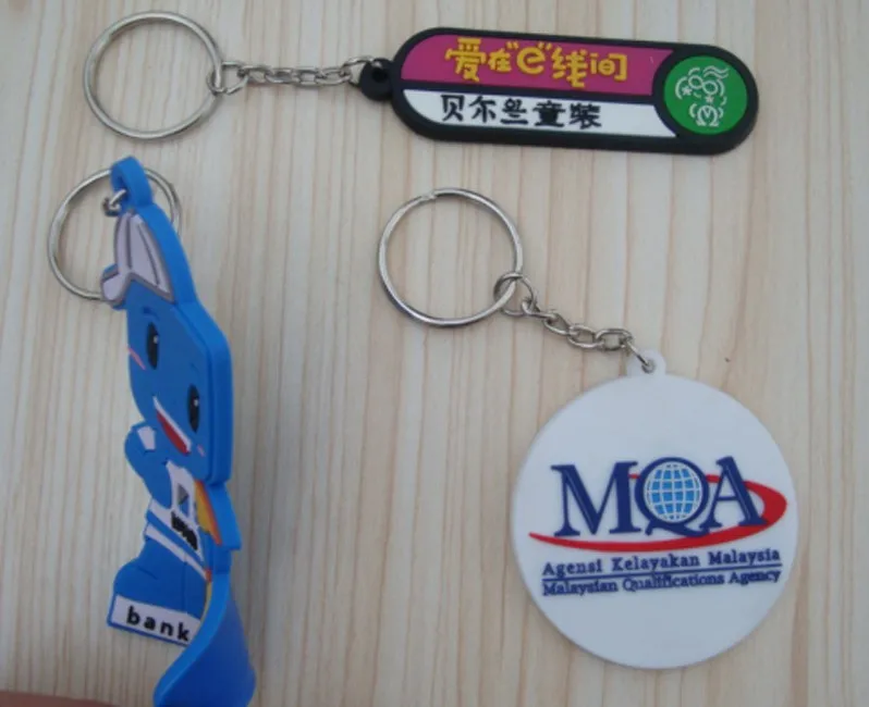 US $260.00 Personalized Custom Soft PVC Keychain Business Logo Customized Well Made PVC Key Chain Your Own Design Key Ring for Wholesale