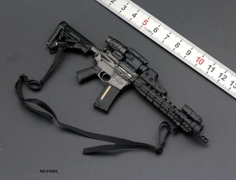 1/6 масштаб Фламинго FS001 армейское оружие Модель M4 полный набор подходит 12 "игровая фигурка военного Куклы Аксессуары для коллекции фанатов