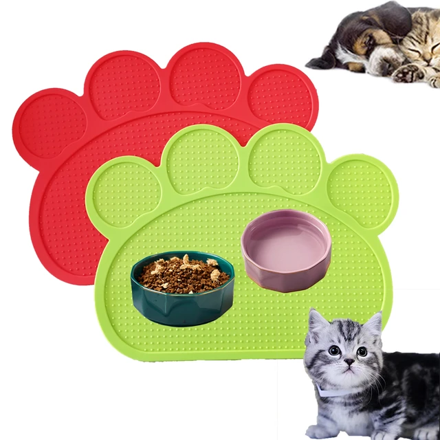 Silicone Pet Food Mat Et Placemat For Puppy Pet Bowl Pad Dog And