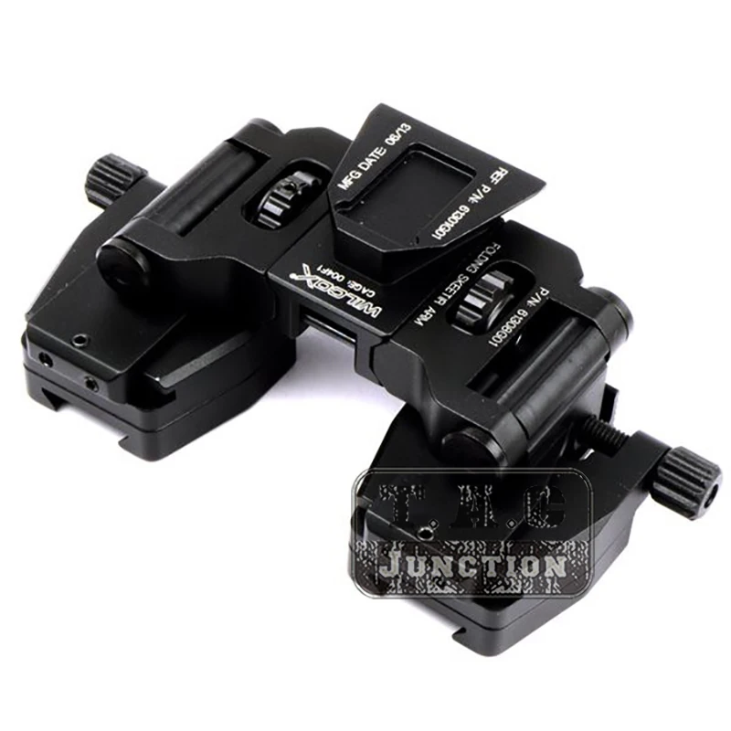 

Wilcox Night Vision Binocular Bridge Tactical Helmet NVG Aluminum Modular NODS Mount Black