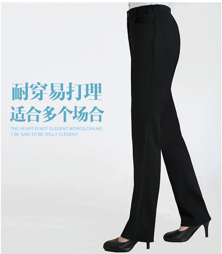 Dress Pants Restaurant Pants Black Women's Chef Pants Black
