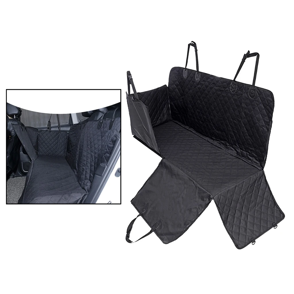 Dog Car Backseat Cover Protector Waterproof Antinslip Hammock Comfort Layer Easy To Assemble And Clean