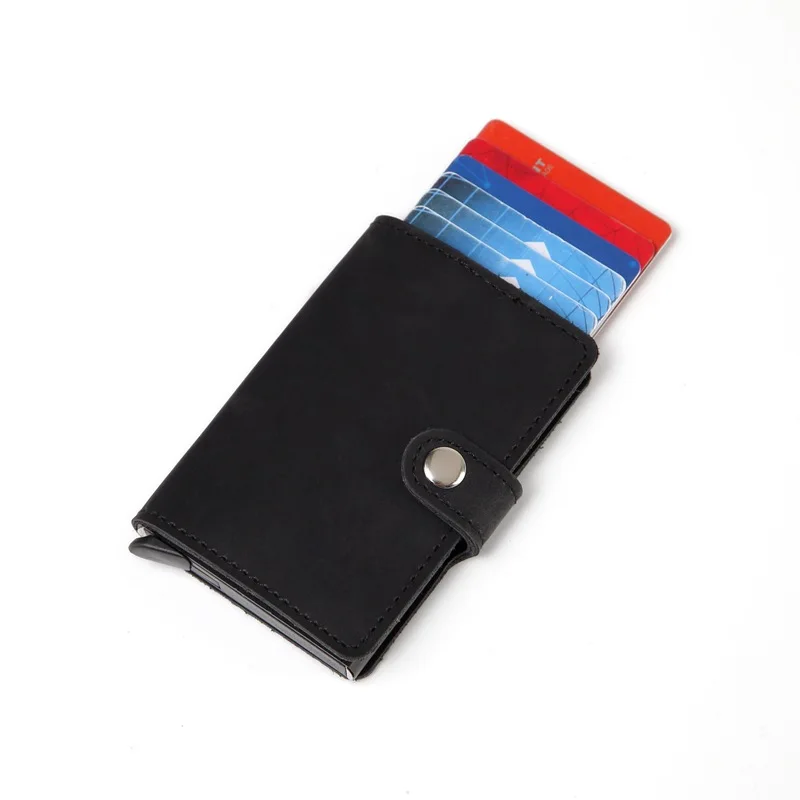 Анти Rfid кошелек кредитный id держатель для карт мужчин и женщин бизнес визитница