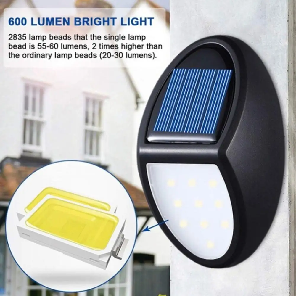 10 LED Solar Light Outdoor Solar Lamp PIR Motion Sensor Wall Light Waterproof Solar Powered Sunlight for Garden Decoration