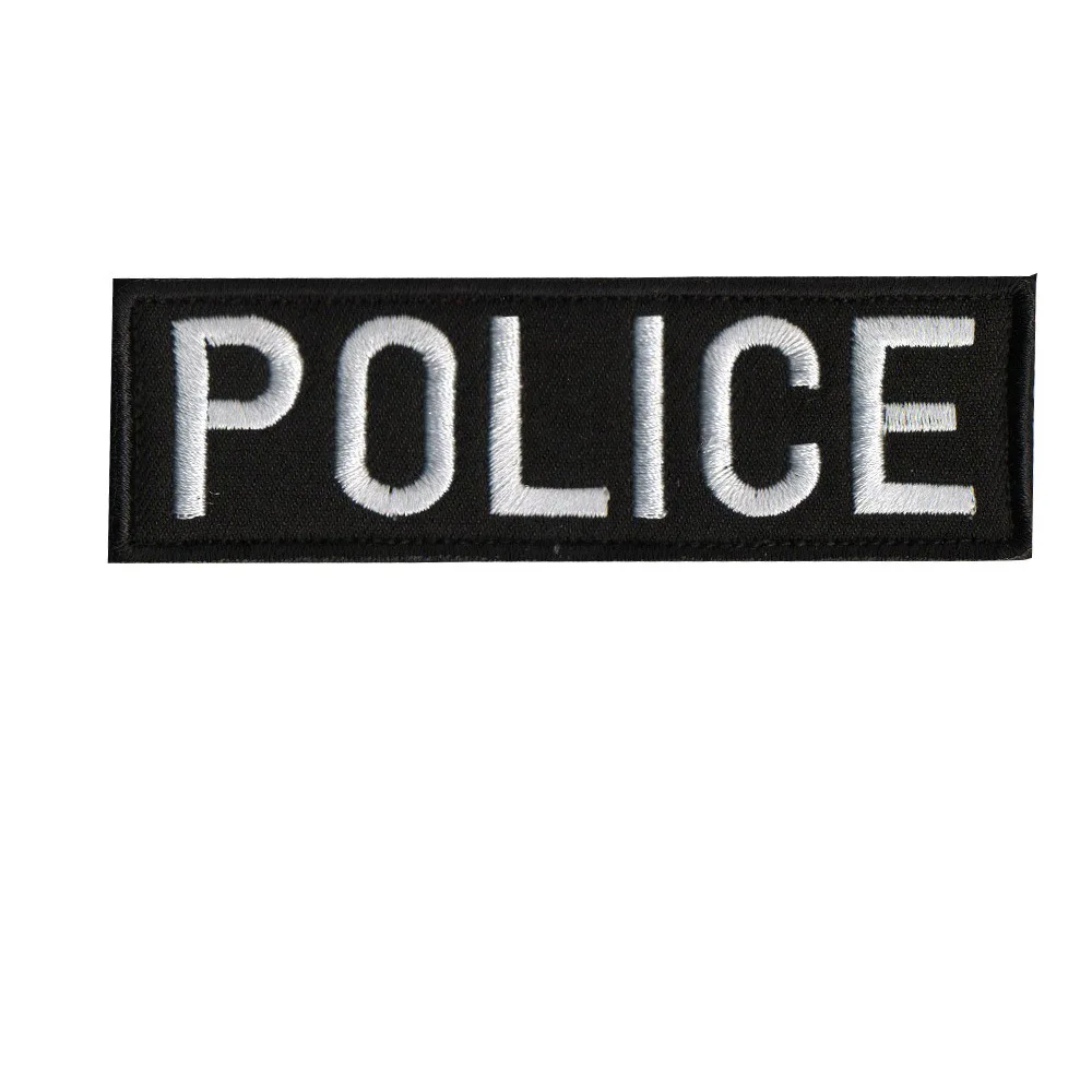 K POLICE Вышитые военные нашивки полоса тактические заплатки для рюкзак для одежды нарукавная повязка полосы с крюком и петлей - Цвет: K POLICE