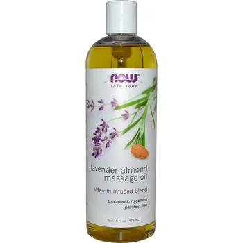 

Now Foods Lavender almond massaging 473ml of essential oil to relax the body and mind