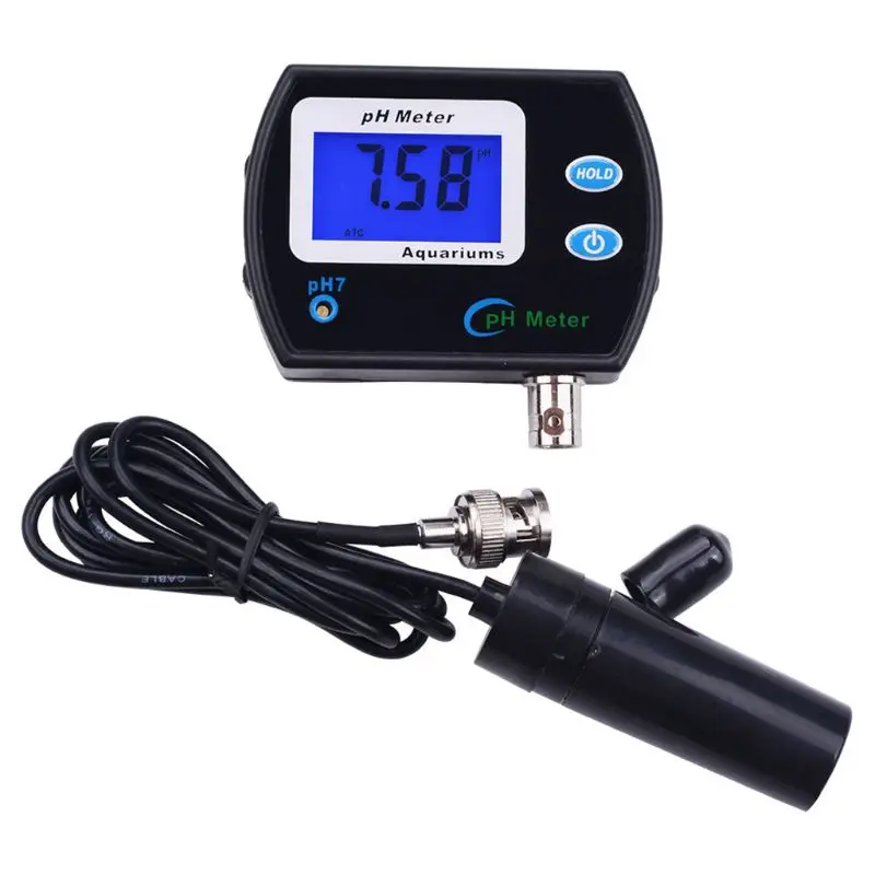 

Portable PH Meter Tester Accurate Digital Pen PH-990 Pocket Aquarium Wine Urine LCD PH Test with large screen G8TB