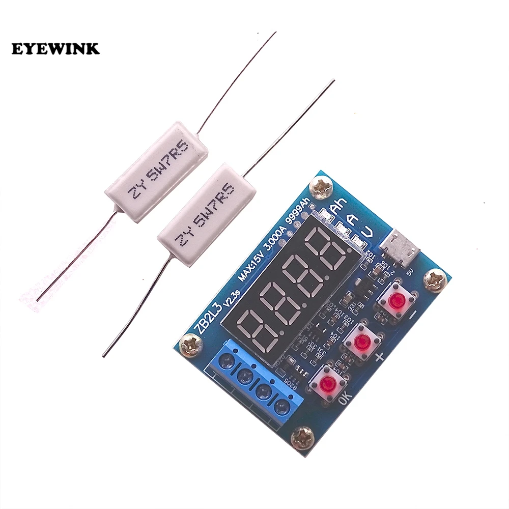 1 2 v 12v ZB2L3 18650 литий-ионная литиевая Батарея Ёмкость тестер + сопротивления