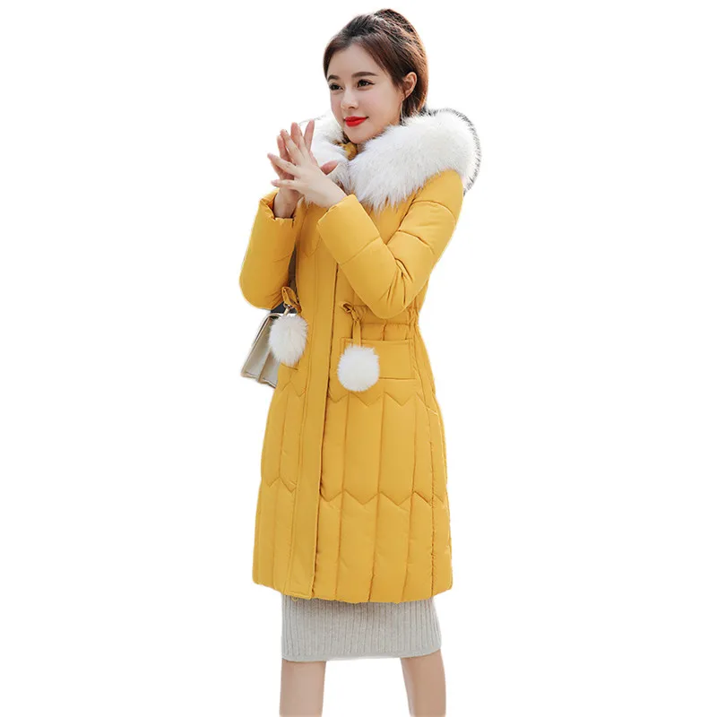 womens mustard coats with big fur hoods