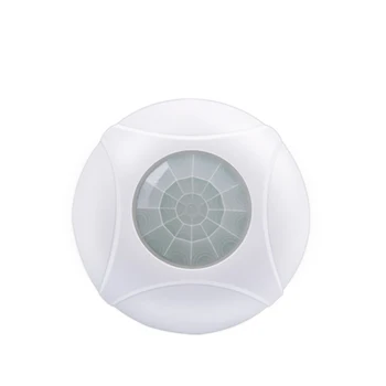 

Round Infrared Detector Movement 360 Degree Alarm Mini Ceiling Mount PIR Motion Sensor Office Wired Security Burglar Indoor Home