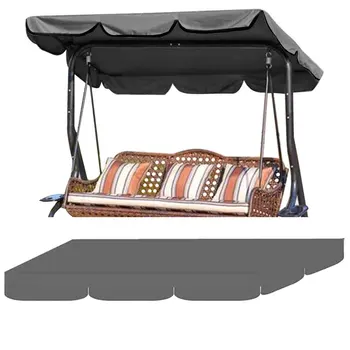 

Hammock Tent Gazebo Canopy Rain Proof Solid 75x52x5.9inch UV Blocking Ourdoor Waterproof Summer Garden Courtyard Swing Awning