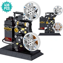 

High-tech Ideas Retro Building Blocks Video Camera Bricks DIY Set Assembly Educational Toys Birthday Gift For Children