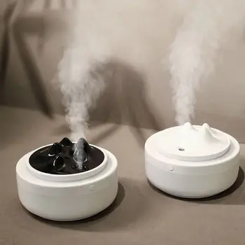 

Mini USB Air Humidifier 300ml Mountain Essential Oil Aroma Diffuser with Night Lamp Light for Car Home