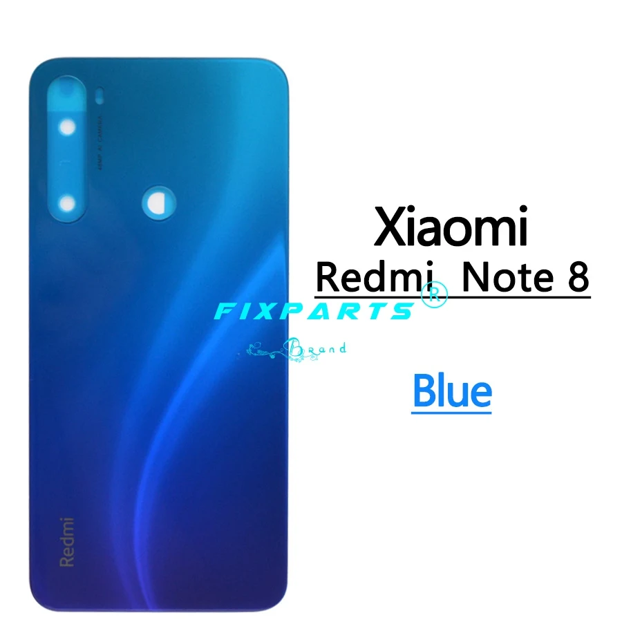 Xiaomi redmi note 8 pro Чехол для аккумулятора из настоящего стекла Сменный Чехол для redmi note 8 pro черный и белый чехол для телефона redmi note 8