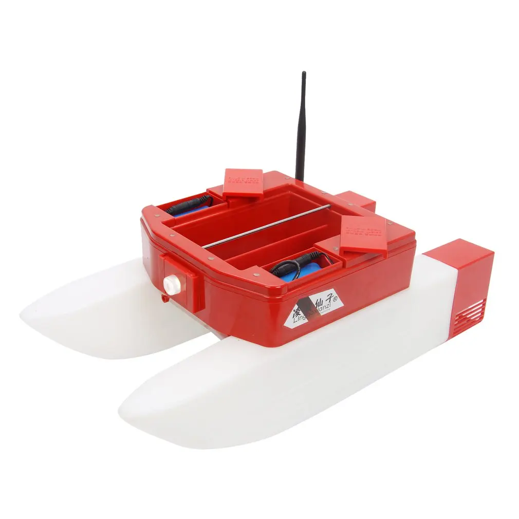 T168 RC Boat Intelligent Wireless Electric Fishing Bait Remote Control High Speed Boat Dual Warehouse Boat Toy Gifts For Kids