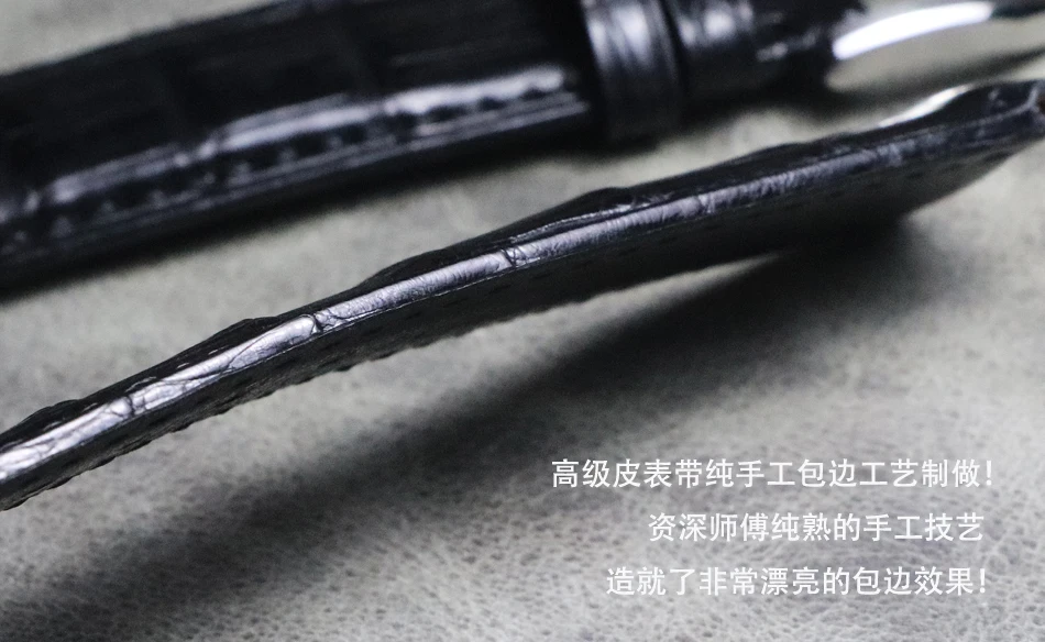 preto para iwc padrão bambu 20mm 21mm