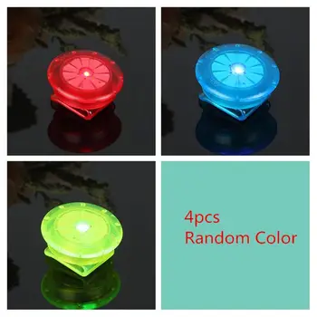 

4pcs Outdoor Running Light Night Sports Warning Light LED Safety Shoe Clip Light Night Running Light Riding Spoke Light