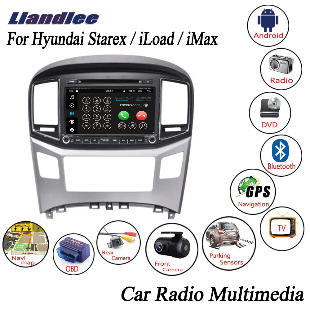 Для hyundai Starex/iLoad/iMax Android мультимедийный автомобильный Радио CD DVD плеер gps навигационная экранная система аудио видео