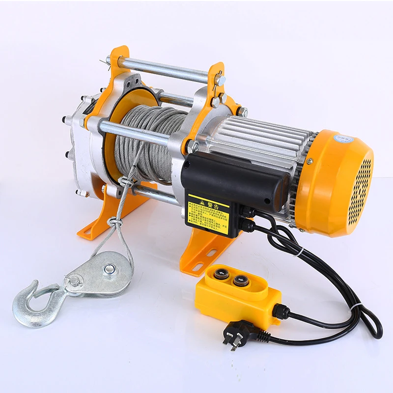 Aluminum Shell Hoist Tool 380V/220V Multi-function Electric Hoist Machine Household Decoration Small Electric Hoist Machine