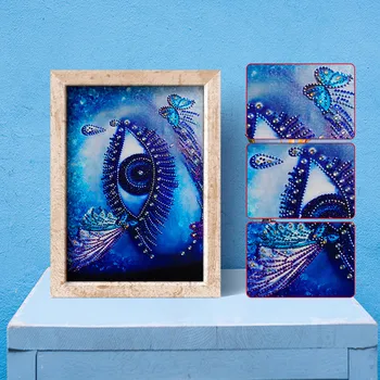 

DIY 5D diamond painting cross stitch eyes tear butterfly special diamond embroidery crystal painting decoration