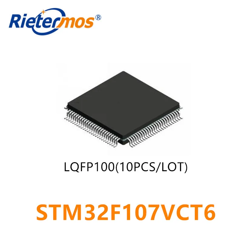 

10 шт. STM32F107VCT6 STM32F107 32F107 IC MCU 32BIT 256KB FLASH 100LQFP оригинал