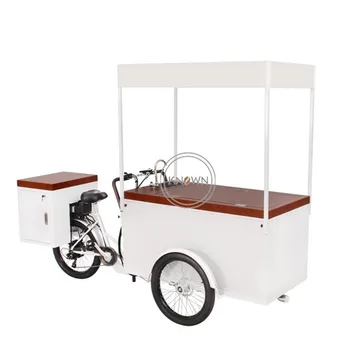 Preise 2020 Neue Mobile Elektrische Erwachsene Dreirad Eis Fracht Bike Mit Hoher Kapazität Gefrierschrank Für Verkauf